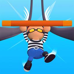 Roof Run Rails Man - railing challenge Game online